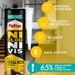 Pattex Colle de fixation pour bois 380g