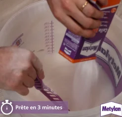 Metylan Colle en poudre - adaptée pour tout papiers peints - surface de couverture 35 m² - 1692620