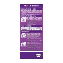 Metylan Colle en poudre - adaptée pour tout papiers peints vinyles - surface de couverture 25 m² - 156816