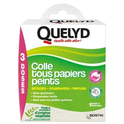 Quelyd Colle Papier Peint-Colle en poudre pour tous papiers peints 150g