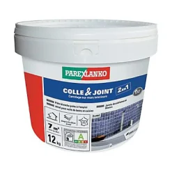 Parexlanko Colle Carrelage-Colle et joint carrelage mur intérieur blanc 12kg