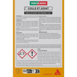 Parexlanko Colle et joint en poudre 5 kg blanc
