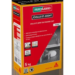 Parexlanko Colle et joint en poudre 5 kg blanc