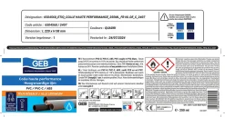 Geb Colle haute performance en pot 250 ml