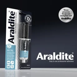 Araldite Colle-Colle haute performance epoxy à prise rapide Métal 24 ml