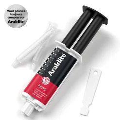 Araldite Colle haute performance epoxy à prise rapide matériaux 24 ml