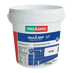 Parexlanko Colle Carrelage-Colle & joint pâte blanc 1,5 kg