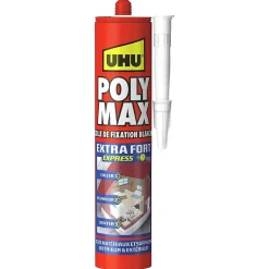 UHU Colle mastic extra forte express blanc 425g