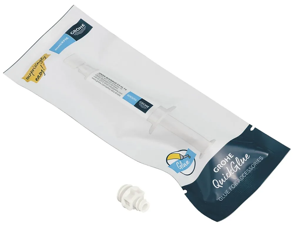 Grohe Colle-Colle multi-supports en seringue 25 ml pour accessoires muraux de salle de bains et WC, Quickglue