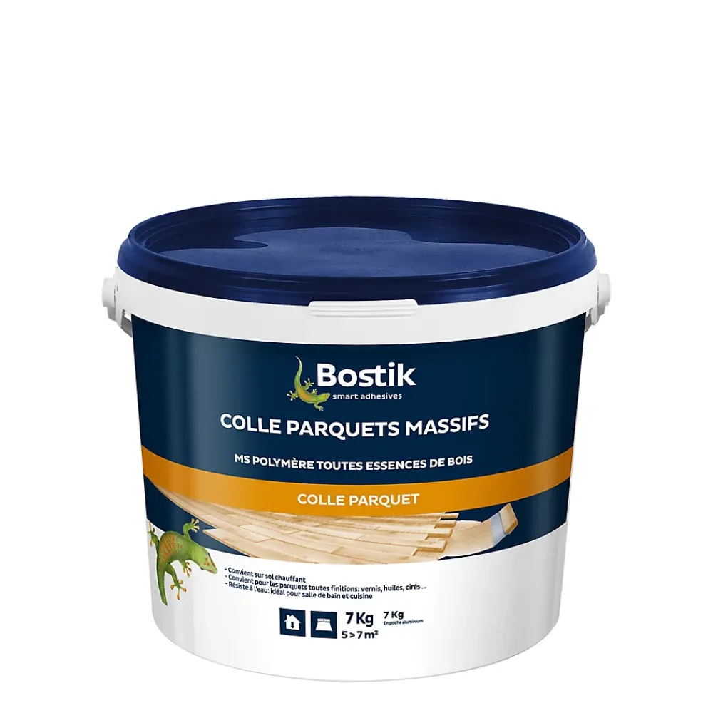 Bostik Colle Parquets pour Parquets Massifs 7 kg