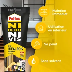 Pattex Colle-Colle Ni Clou Ni Vis extra fort et rapide tube 52g
