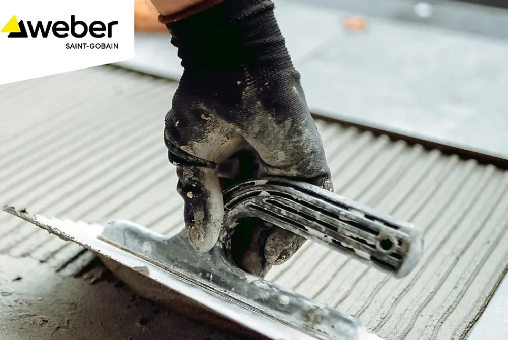 Weber Saint-Gobain Colle Carrelage-Colle pour carreaux standards gris Weber 25kg