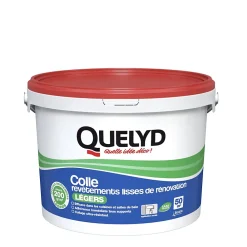 Bostik Colle pour revêtements lisses de rénovations légers (jusqu'à 200g/m²) Quelyd pâte 10kg