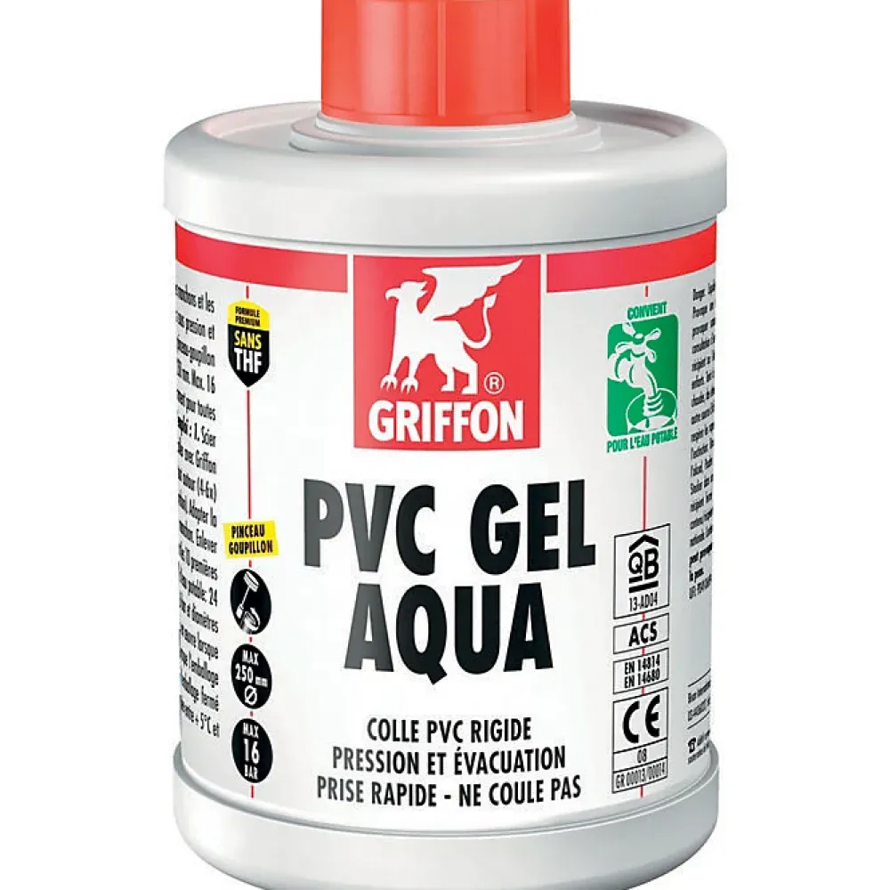 Griffon Colle PVC gel aqua - 1L -