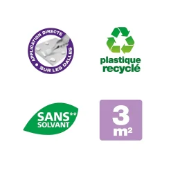 Quelyd Colle pour Dalles de plafond Pâte 1 kg