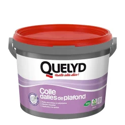 Quelyd Colle|Colle Pour Polystyrène-Colle pour Dalles de plafond Pâte 7 kg