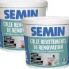 Semin Colle Revêtements de Rénovation Lisse en Pâte , Prête à l'Emploi, Intérieur, Seau de 5 kg (Lot de 2)