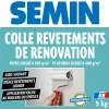 Semin Colle Revêtements de Rénovation Lisse en Pâte , Prête à l'Emploi, Intérieur, Seau de 5 kg