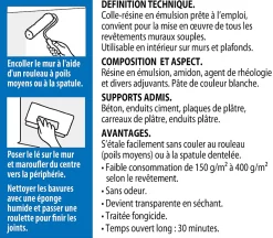 Semin Colle Revêtements de Rénovation Lisse en Pâte , Prête à l'Emploi, Intérieur, Seau de 5 kg