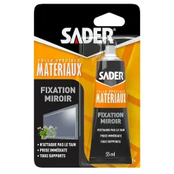 Sader Colle pour Miroir Tube 55 ml Blanc