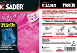 Sader Colle pour Tissus - Couture Facile Flacon 40 ml