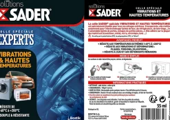 Sader Colle Vibrations et Hautes Températures Tube 55 ml