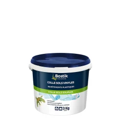 Bostik Colle Et Adhésif Sol Lino Pvc-Colle Sols Souples pour Sols Vinyles - Revêtements Plastiques 3kg