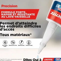 Loctite Colle Superglue-3 Précision Max 10g