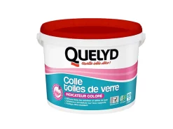 Quelyd Colle Papier Peint-Colle toile de verre pâte avec indicateur coloré 10kg
