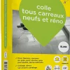 Weber Saint-Gobain Colle tous carreaux neufs et réno blanc Weber 25kg