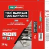 Parexlanko Colle Carrelage-Colle tous carreaux tous supports Blanc 25kg
