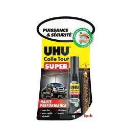 UHU Colle-Colle Colle Tout Super format liquide 3 grammes