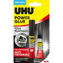 UHU Colle Power glue tous plastiques format gel