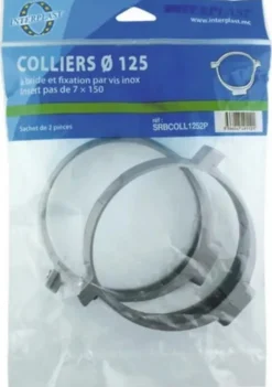 Fitt Collier De Serrage-Collier à bride Ø. 125 mm vendu par 2