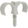 Somatherm for you Collier De Serrage-Collier cheville double en plastique pour gaines souples Ø 25mm, lot de 15