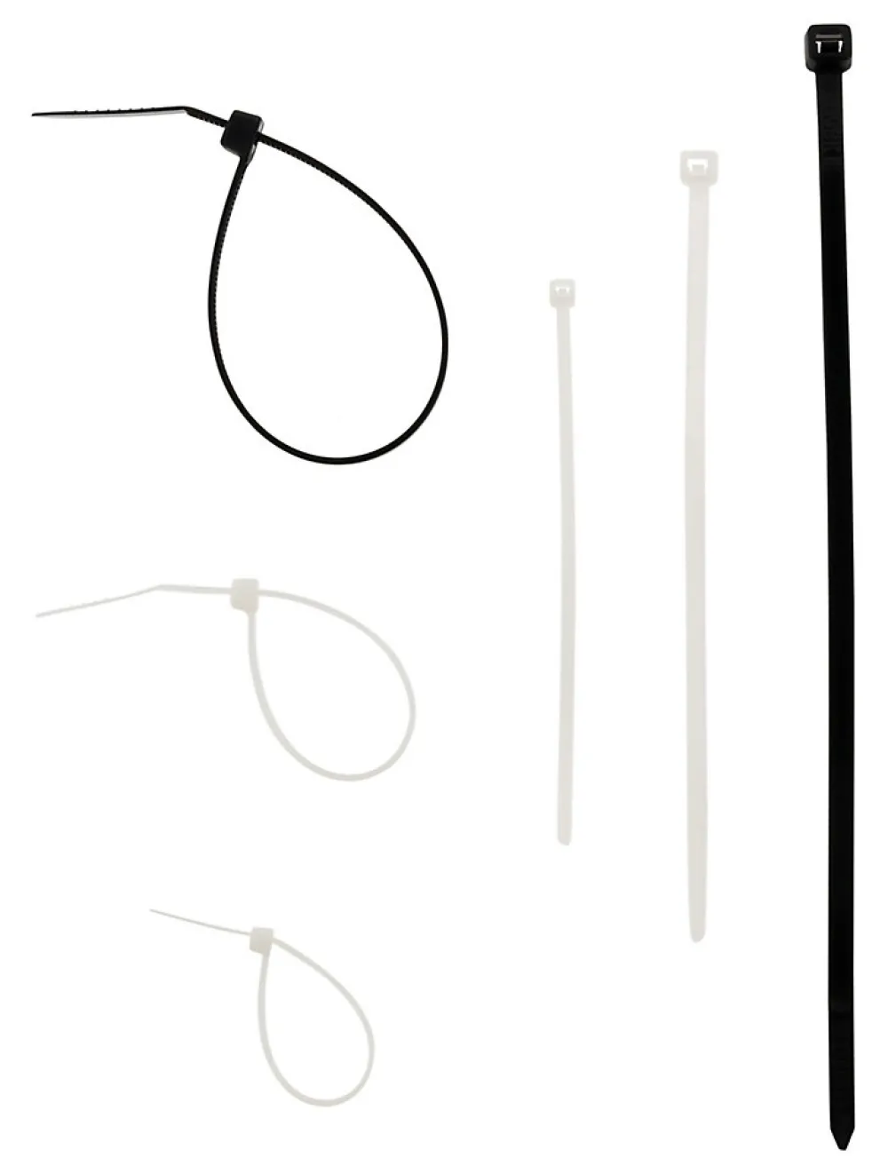 Zenitech Collier de câblage 250 pièces