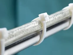 Velamp Fixation Et Raccordement Du Câble-Colliers de fixation en nylon. Blancs. 2,5x100 - 100pces