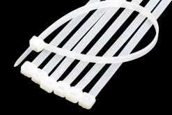 Velamp Colliers de fixation en nylon. Blancs. 4,8x300 - 100pces