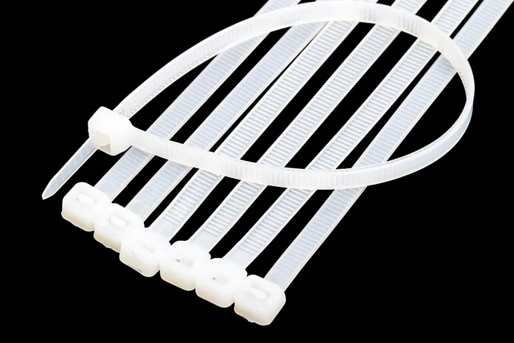 Velamp Colliers de fixation en nylon. Blancs. 4,8x300 - 100pces
