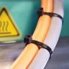 Velamp Fixation Et Raccordement Du Câble-Colliers de fixation en nylon. Noirs. 7,6x550 - 50pces