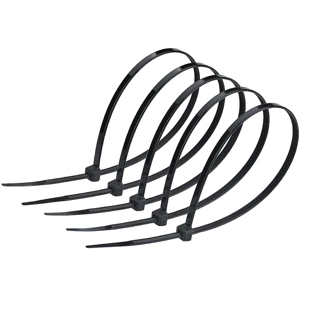 Edo Fixation Et Raccordement Du Câble-Colliers de serrage colliers de câblage sans halogène 7,6 x 450 mm noirs UV 777820 lot de 100 pcs