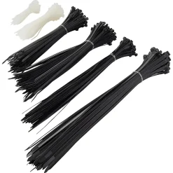 Diall Fixation Et Raccordement Du Câble-500 colliers de serrage assortiment