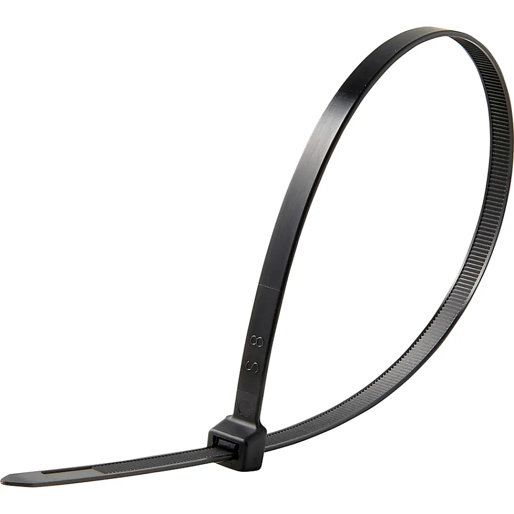 Diall 50 colliers de serrage en nylon 7,5 x 400 mm Noir