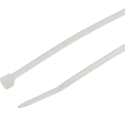 Diall 100 colliers de serrage en nylon 2,5 x 100 mm transparent