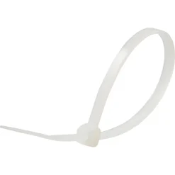 Diall Fixation Et Raccordement Du Câble-100 colliers de serrage en nylon 3,5 x 150 mm transparent
