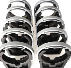 Codital Colliers PVC de fixation à clip fermé PVC 63mm (Lot de 10)