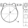 Acton Collier à tourillons A2 W4 D214/226 - - TBSS 214-226