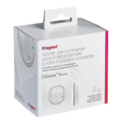 Legrand Interrupteur Encastrable-Commande générale sans fil Départ/Arrivée pour installation connectée Céliane with Netatmo blanc