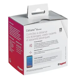 Legrand Interrupteur Encastrable-Commande générale sans fil Départ/Arrivée pour installation connectée Céliane with Netatmo blanc