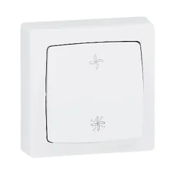 Legrand Interrupteur En Saillie-Commande pour VMC en saillie blanc 10A